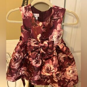Bonnie Jean 4, new. Fancy lined taffeta dress with sash